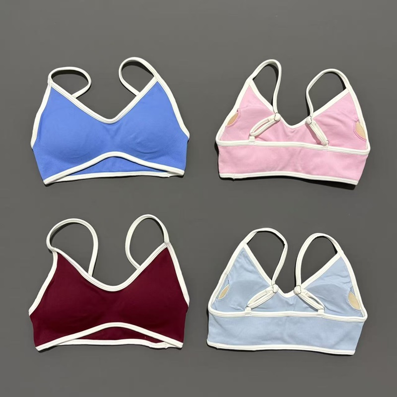 Strapless Bra Backless - Reggiseno a contrasto Reggiseno sportivo lavorato
