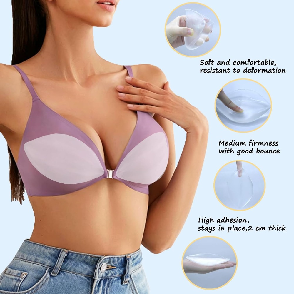 Inserti Adesivi in Silicone pe - Push Up Bra Padded recensione e prezzo
