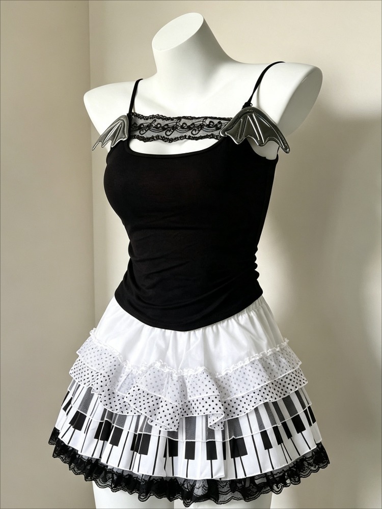 Set Due Pezzi Retrò Anni 2000  - Cami Top Lace recensione e prezzo